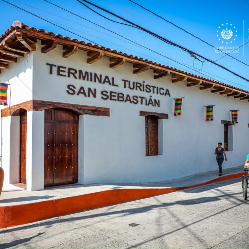 Terminal Turística San Sebastián, un homenaje a la artesanía salvadoreña. Foto: @SecPrensaSV