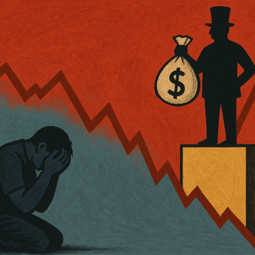 Gráfico que ilustra la desigualdad económica y su impacto en el bienestar de las personas. Foto: cortesía