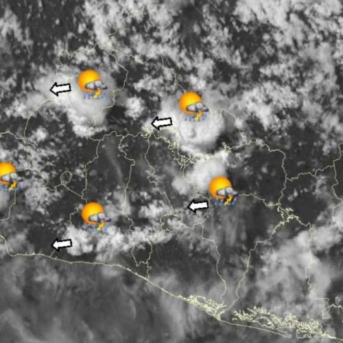 Fuertes tormentas eléctricas y lluvias afectan varias regiones del país, según el último informe del Observatorio. Foto: Ministerio de Medio Ambiente.