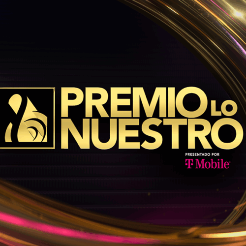 Visual promocional oficial de la 37ª entrega de Premio Lo Nuestro, uso editorial. Fuente: Univision / Premio Lo Nuestro.