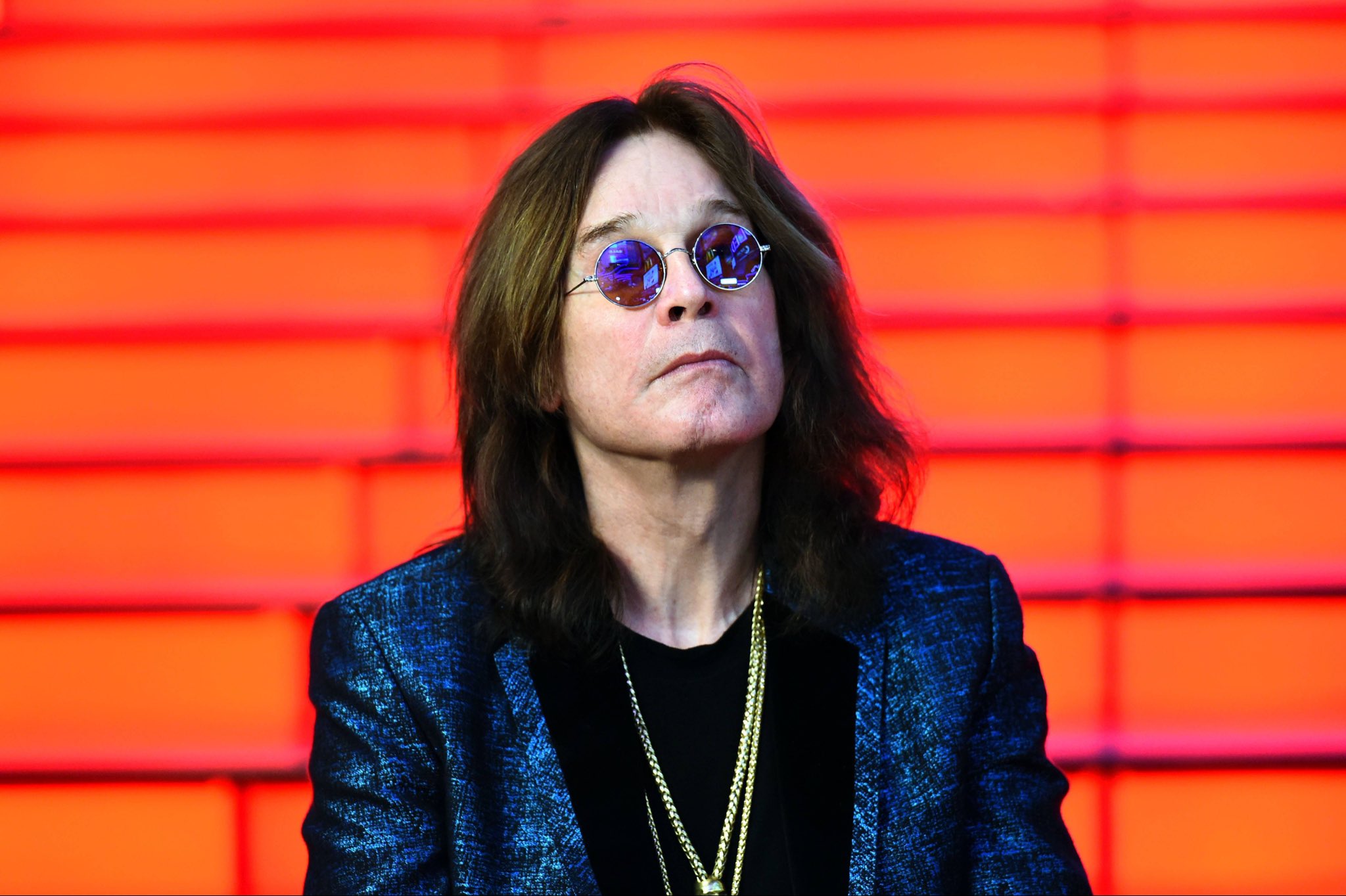 Ozzy Osbourne en su última aparición pública antes de su fallecimiento. @pubity