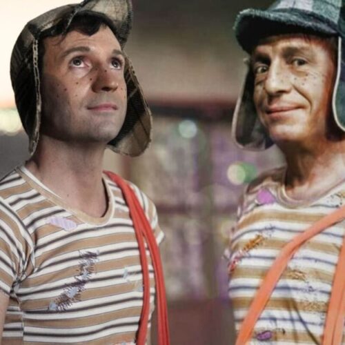 Roberto Gómez Bolaños, conocido como Chespirito, en una de sus apariciones públicas más recordadas. Bioserie de Roberto Gómez Bolaños