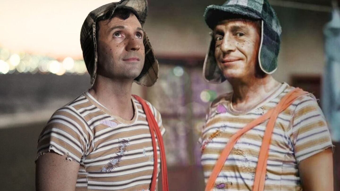Roberto Gómez Bolaños, conocido como Chespirito, en una de sus apariciones públicas más recordadas. Bioserie de Roberto Gómez Bolaños