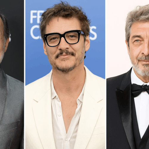 Grupo de actores latinos en un evento de Hollywood, destacando su influencia y éxito en la industria del entretenimiento. Foto: Collage Guillermo Francella/Pedro Pascal/Ricardo Darin