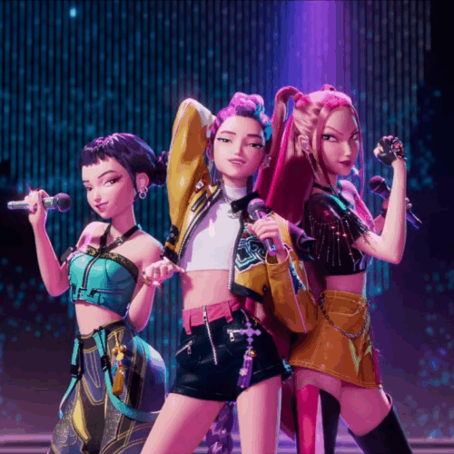 "Demon Hunters" en una de sus presentaciones en vivo, mostrando su energía y estilo único. Foto: Agencia de K-Pop. Foto: Sony Picture Animation K-pop Demon Hunters ?