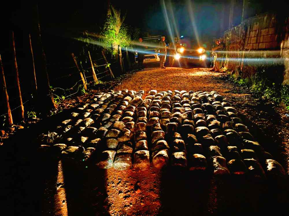La Fuerza Armada y la Policía Nacional Civil han intensificado las operaciones contra el narcotráfico y el crimen. Foto: FAES.