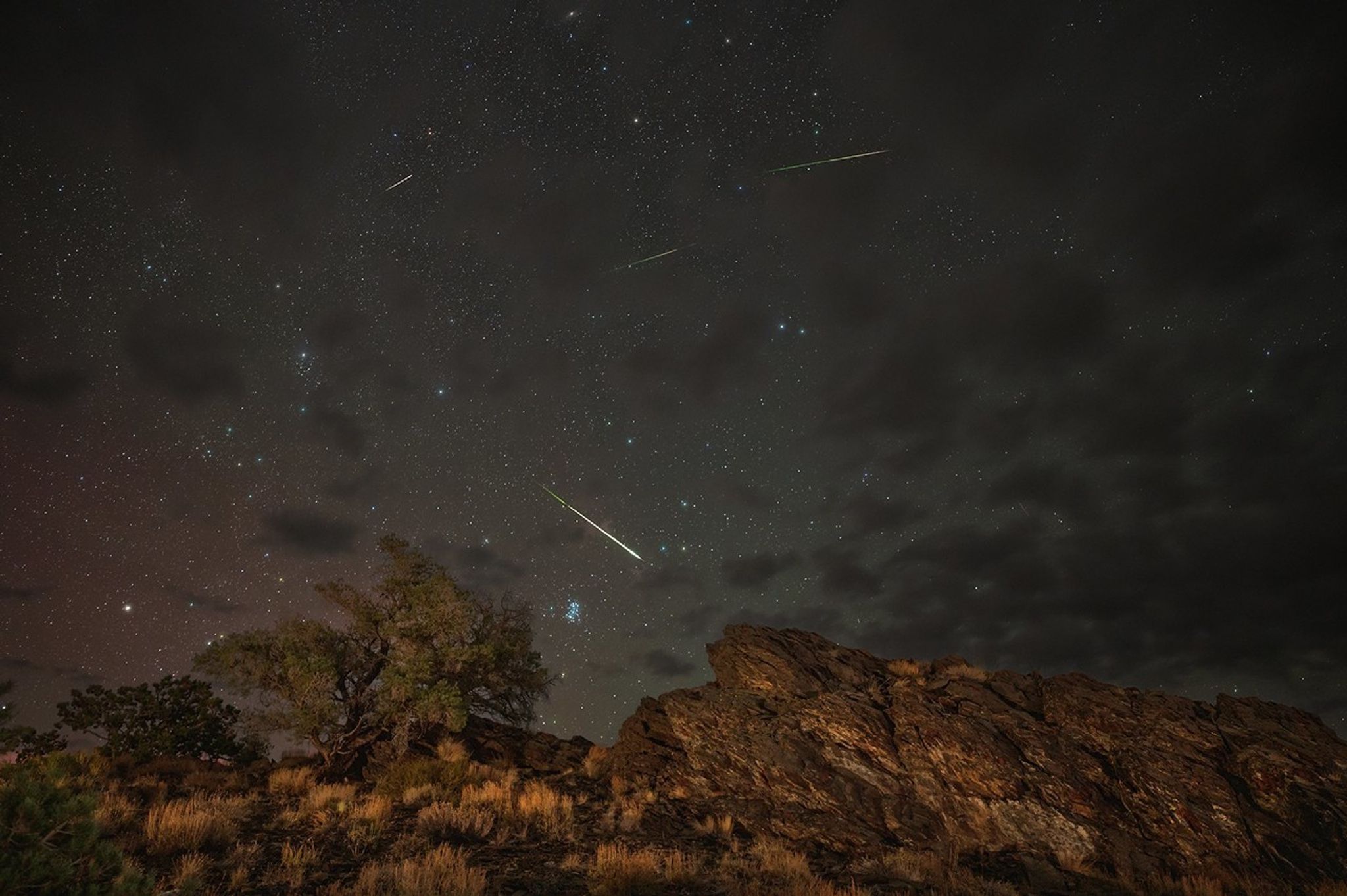 Las Perseidas 2025 iluminarán el cielo salvadoreño el 12 y 13 de agosto. Foto: Cortesía NASA