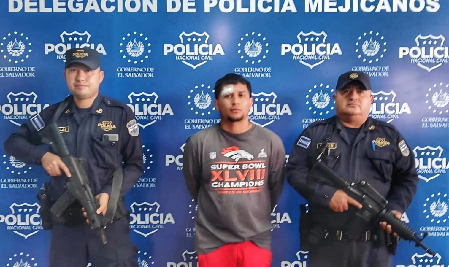 La PNC capturó a un pandillero de la MS-13 en Mejicanos, San Salvador, tras ser grabado en video durante un intento de homicidio. Foto: @PNCSV.