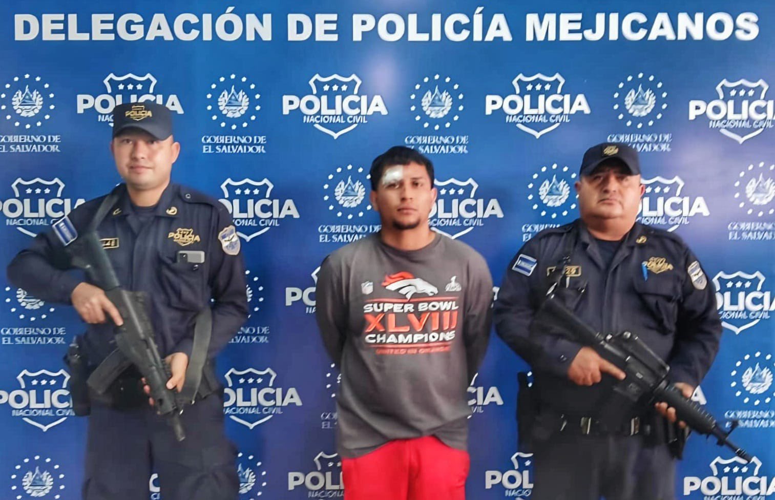 La PNC capturó a un pandillero de la MS-13 en Mejicanos, San Salvador, tras ser grabado en video durante un intento de homicidio. Foto: @PNCSV.