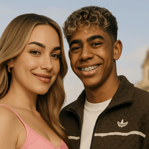 Nicki Nicole y Lamine Yamal comparten momentos en Instagram, confirmando su relación el 25 de agosto de 2025, desatando controversia por su diferencia de edad. (Foto: Ilustración)