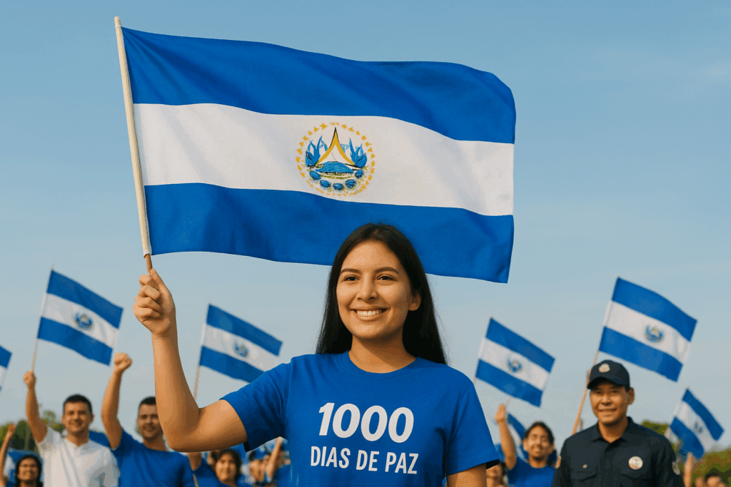 El Salvador conmemora un logro histórico: 1,000 días sin homicidios, un hito que demuestra que la esperanza y la paz son ahora una realidad tangible. Foto: Ilustración.