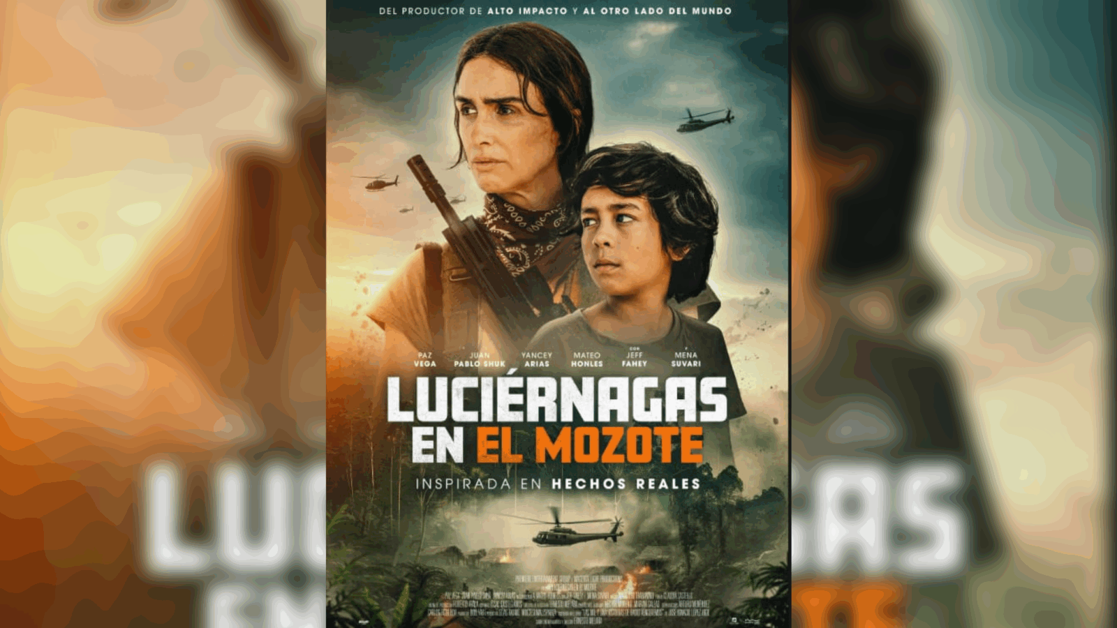 La película "Luciernagas en El Mozote", dirigida por Ernesto Melara, destaca por su calidad cinematográfica y su impacto histórico y cultural. Foto: Cortesía.