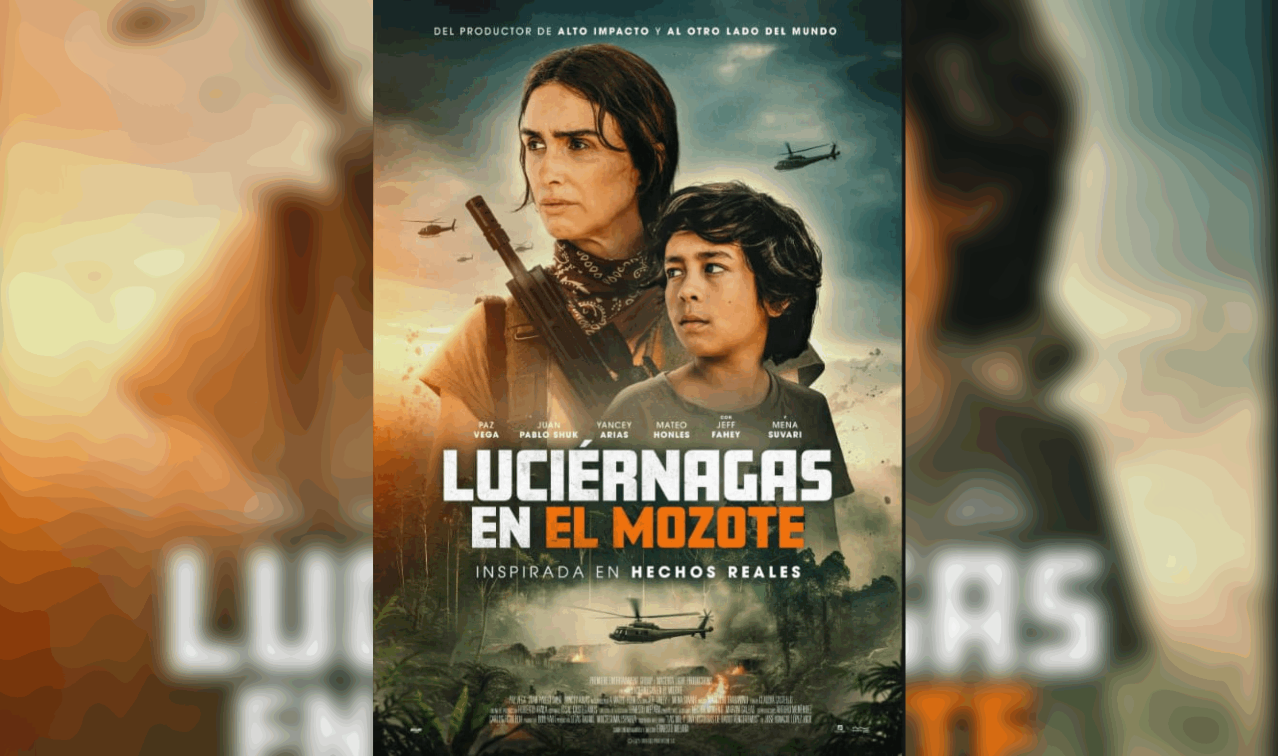 La película "Luciernagas en El Mozote", dirigida por Ernesto Melara, destaca por su calidad cinematográfica y su impacto histórico y cultural. Foto: Cortesía.