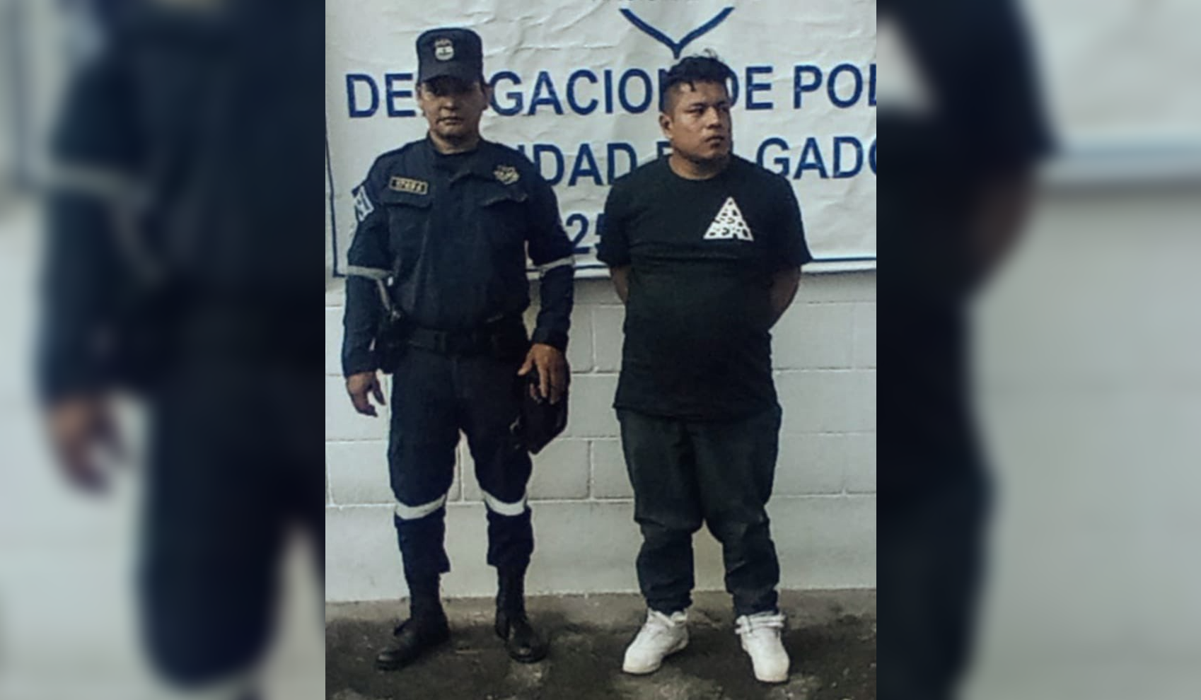 Misael Osvaldo Flores Nieto, detenido por atropellar a dos mujeres en Ciudad Delgado, con resultado de 50° de alcohol en el alcotest. Foto: @PNCSV