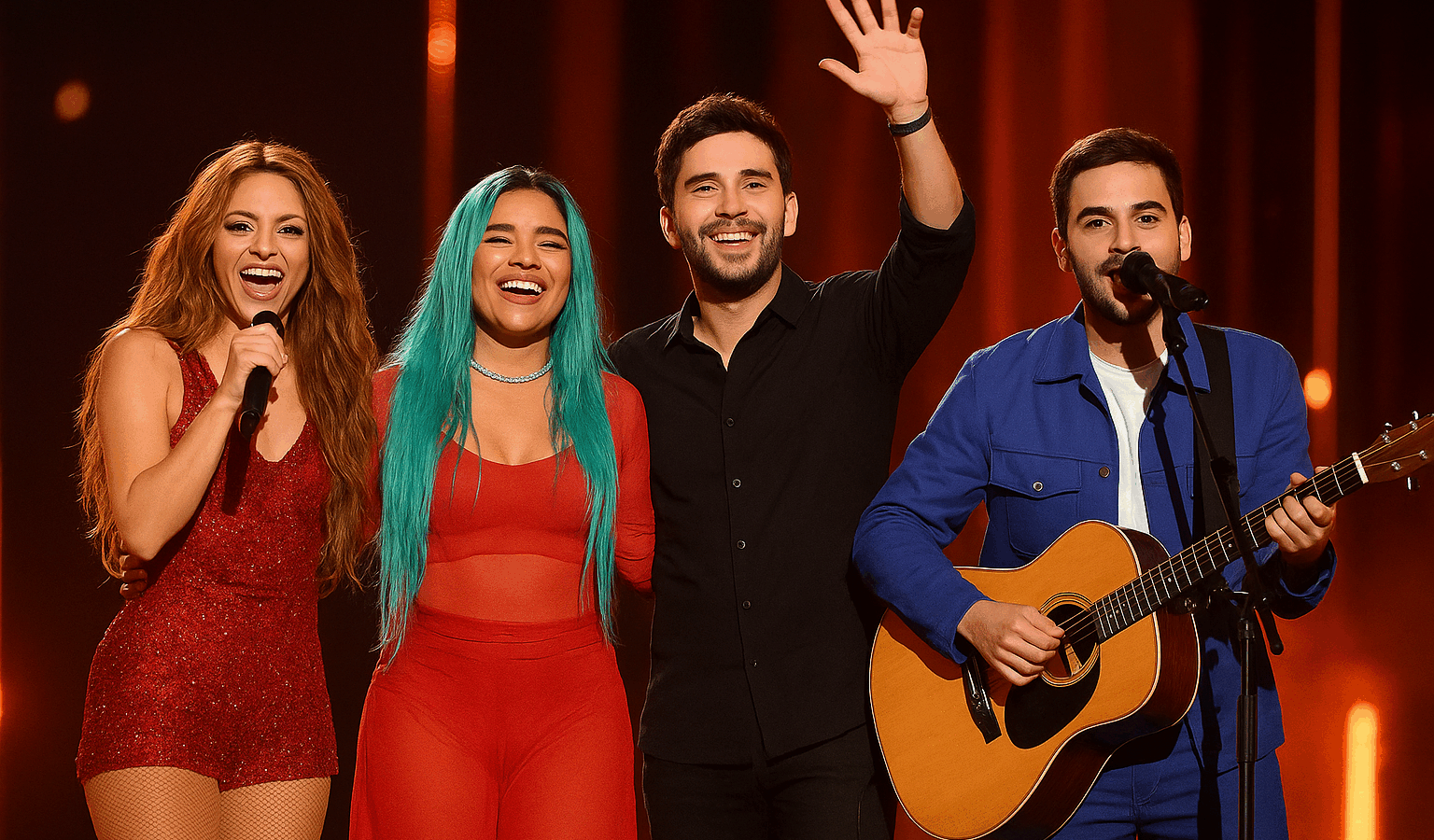 Shakira, Karol G y Morat brillaron en los Premios Juventud 2025, llevando el talento colombiano a lo más alto. Foto: Ilustración