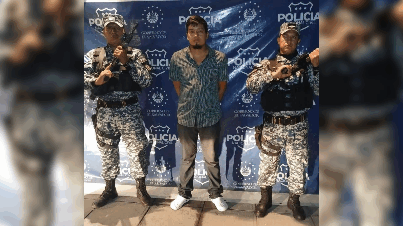 Henry Bladimir Guandique Jiménez, detenido por la PNC como responsable del homicidio de su pareja en Apopa. Foto: @PNCSV.