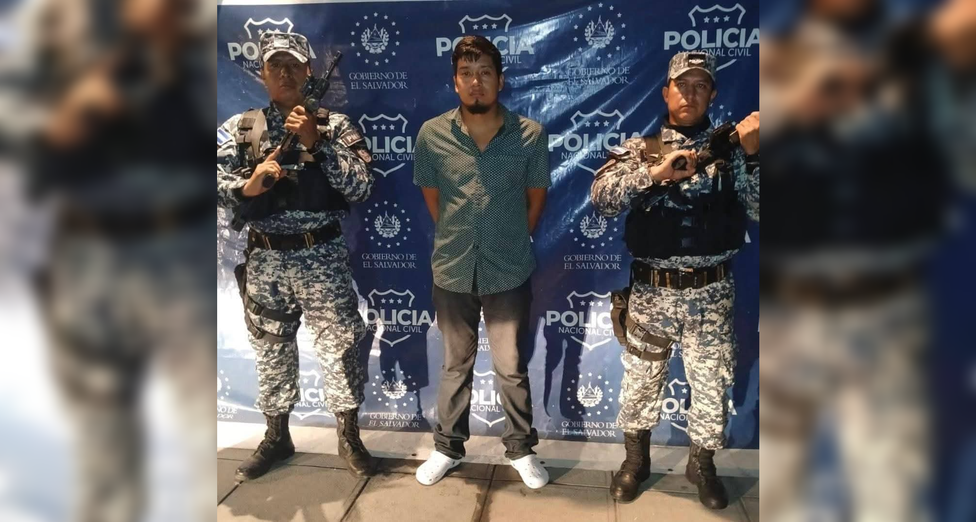 Henry Bladimir Guandique Jiménez, detenido por la PNC como responsable del homicidio de su pareja en Apopa. Foto: @PNCSV.