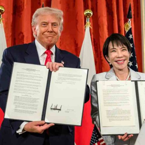 El presidente Donald Trump y la primera ministra Sanae Takaichi sellan en Tokio un pacto histórico de $550 mil millones en defensa e inversiones para fortalecer la alianza entre EE.UU. y Japón. Foto: La Casa Blanca