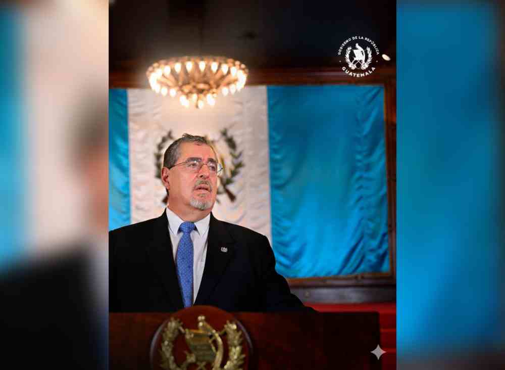 El presidente Árevalo señaló a la fiscal general y al juez penal como "enemigos" de la nación. Foto: Cortesía.