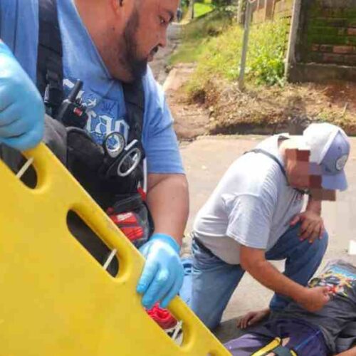 Unidades de Comandos de Salvamento atendieron al menor de edad en Guacotecti. Foto: Cortesía.