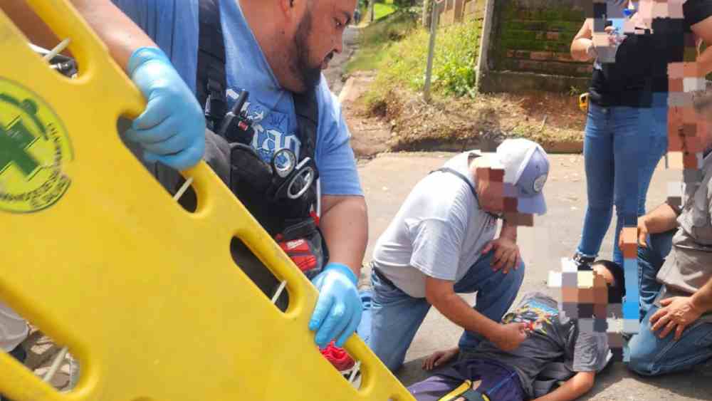 Unidades de Comandos de Salvamento atendieron al menor de edad en Guacotecti. Foto: Cortesía.
