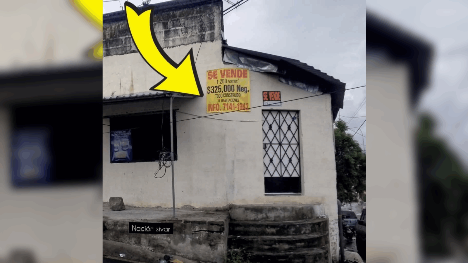 Anuncio de una casa con 31 habitaciones por $325,000 que ha generado polémica y reacciones en redes sociales. Foto: Cortesía.