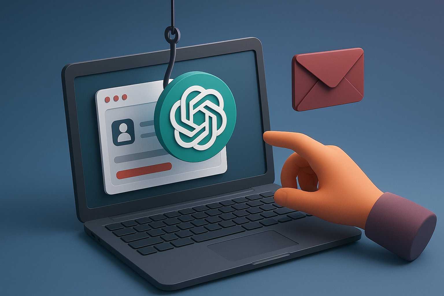 OpenAI ha detectado redes que usan ChatGPT para ciberataques y estafas digitales en varios países. Foto: ilustración.