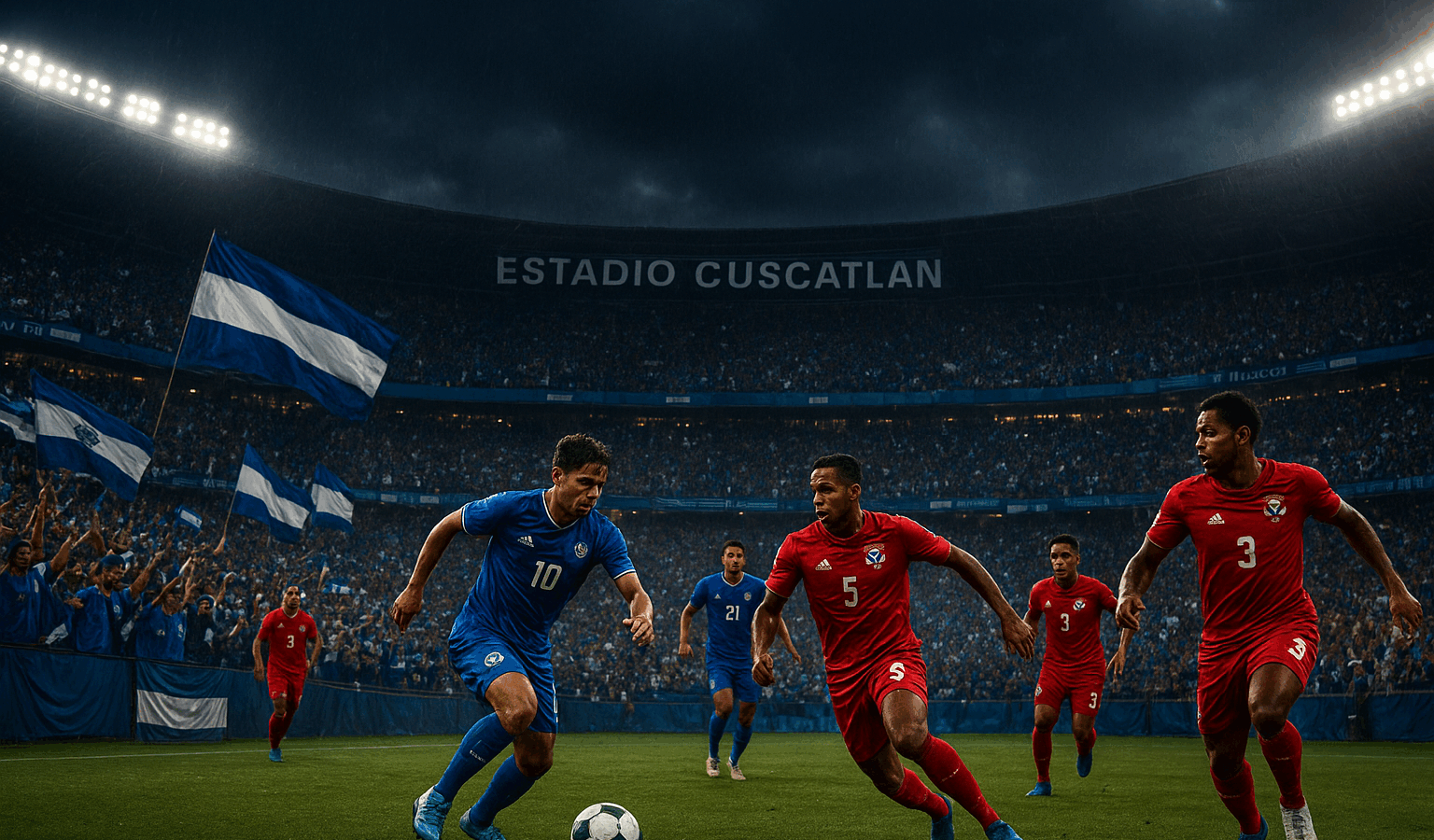 Estadio Cuscatlán listo para el clásico El Salvador vs. Panamá, un duelo con historia y todo en juego. Foto: Ilustración.
