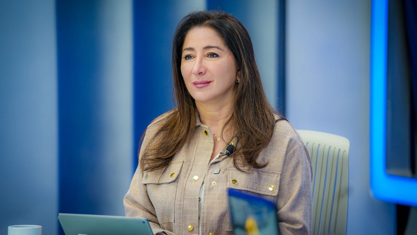 Ministra de Vivienda, Michelle Sol, anuncia $420 millones en créditos para facilitar el acceso a la vivienda. Foto: Ministerio de Vivienda.
