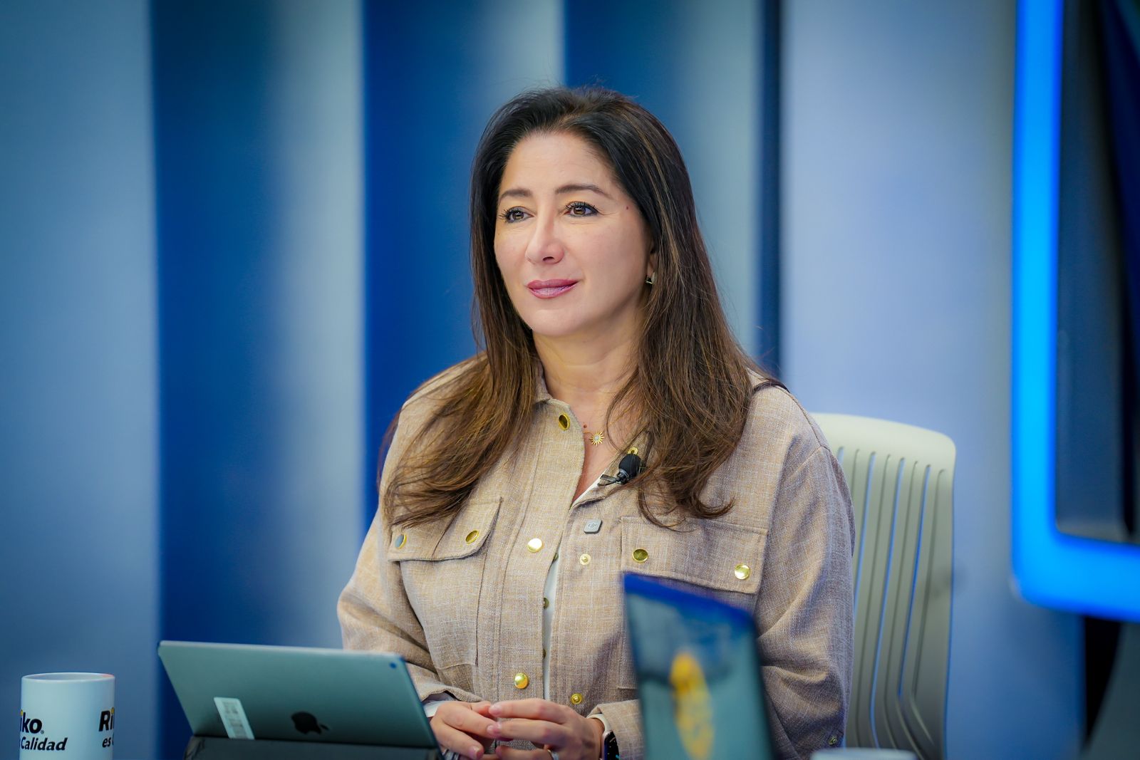 Ministra de Vivienda, Michelle Sol, anuncia $420 millones en créditos para facilitar el acceso a la vivienda. Foto: Ministerio de Vivienda.