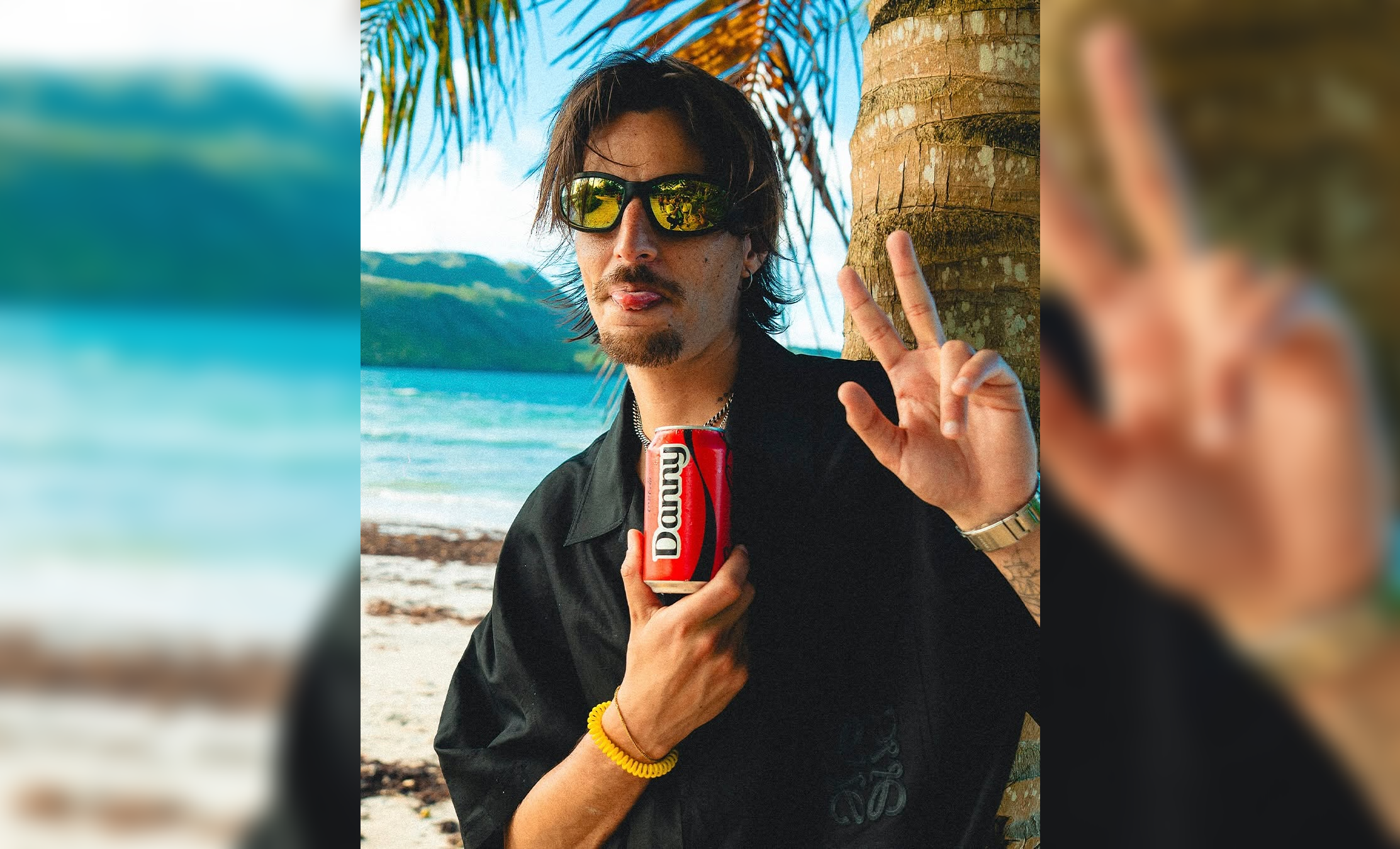 Danny Ocean se prepara para su concierto en San Salvador el 10 de octubre en el Parque de Pelota Saturnino Bengoa. Foto: @dannocean