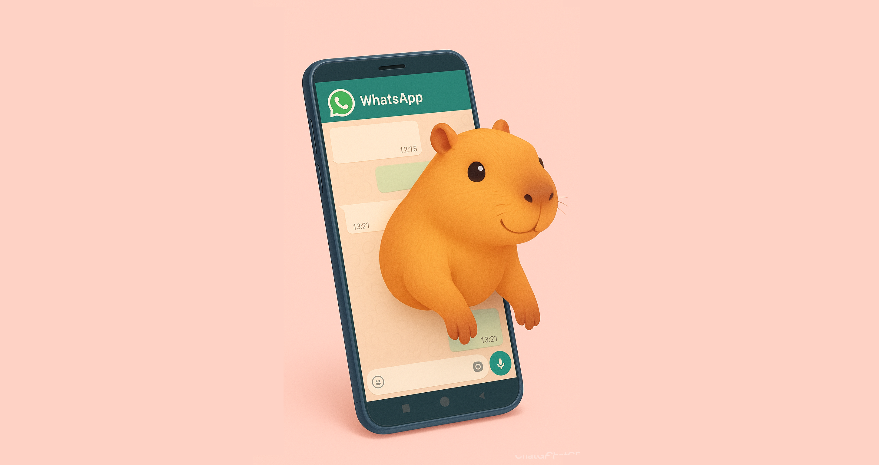 El modo capibara en WhatsApp permite generar imágenes con IA y personalizar tonos de notificación. Foto: Ilustración.