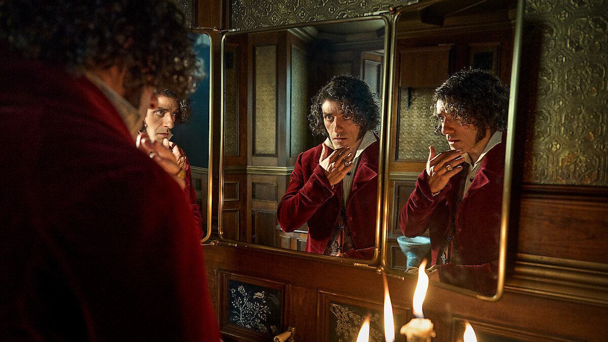 El monstruo de Frankenstein en la versión de Guillermo del Toro, interpretada por Jacob Elordi. Foto: Netflix.