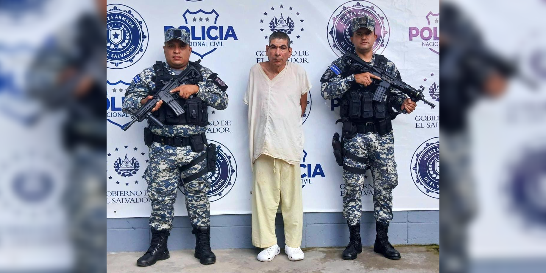 Otto Oswaldo López, alias "Camello", extorsionista de la MS13, capturado en Soyapango. Foto: @PNCSV.