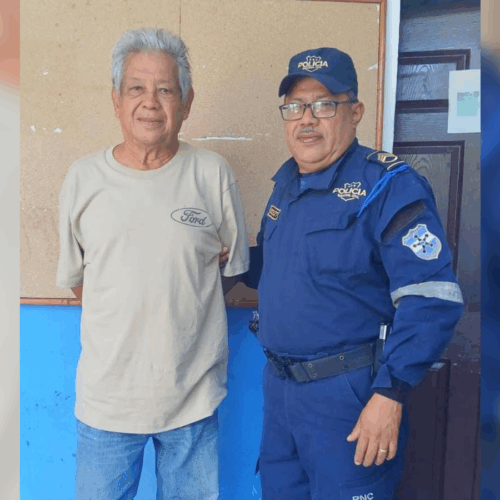 Jorge Alberto Recinos Vides, capturado por atropellar y matar a una mujer en Santa Ana. Foto: @PNCSV.