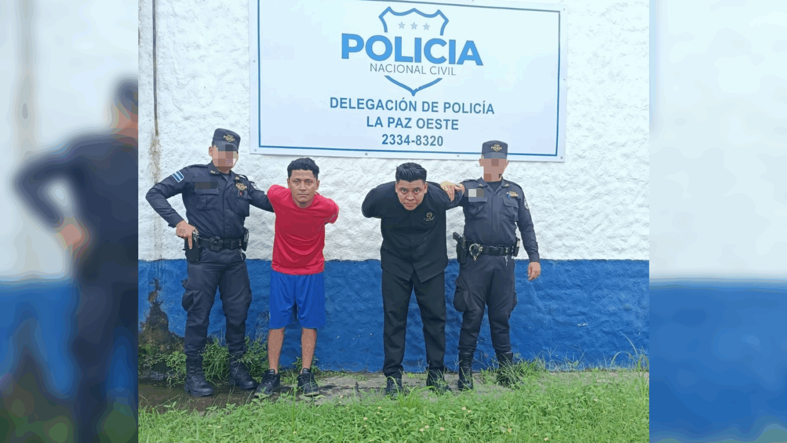 Manaces Bilsan Velasco Morales y Jonathan Jairo Vásquez Gálvez, capturados por agresión sexual. Foto: @PNCSV.