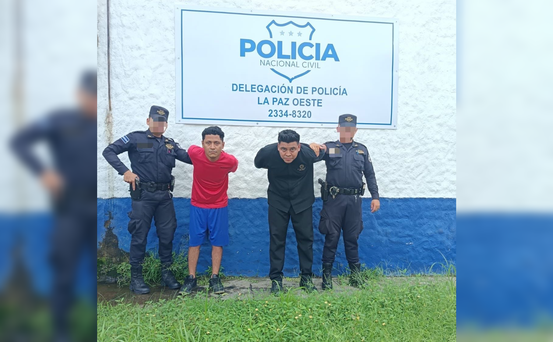 Manaces Bilsan Velasco Morales y Jonathan Jairo Vásquez Gálvez, capturados por agresión sexual. Foto: @PNCSV.