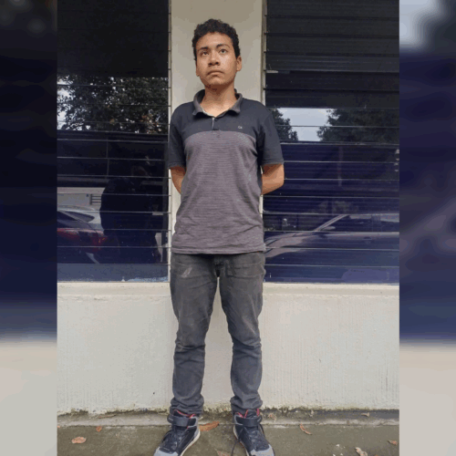 Daniel Abraham Pleitez Torres, capturado por distribuir brownies y gomitas con marihuana. Foto: @PNCSV.