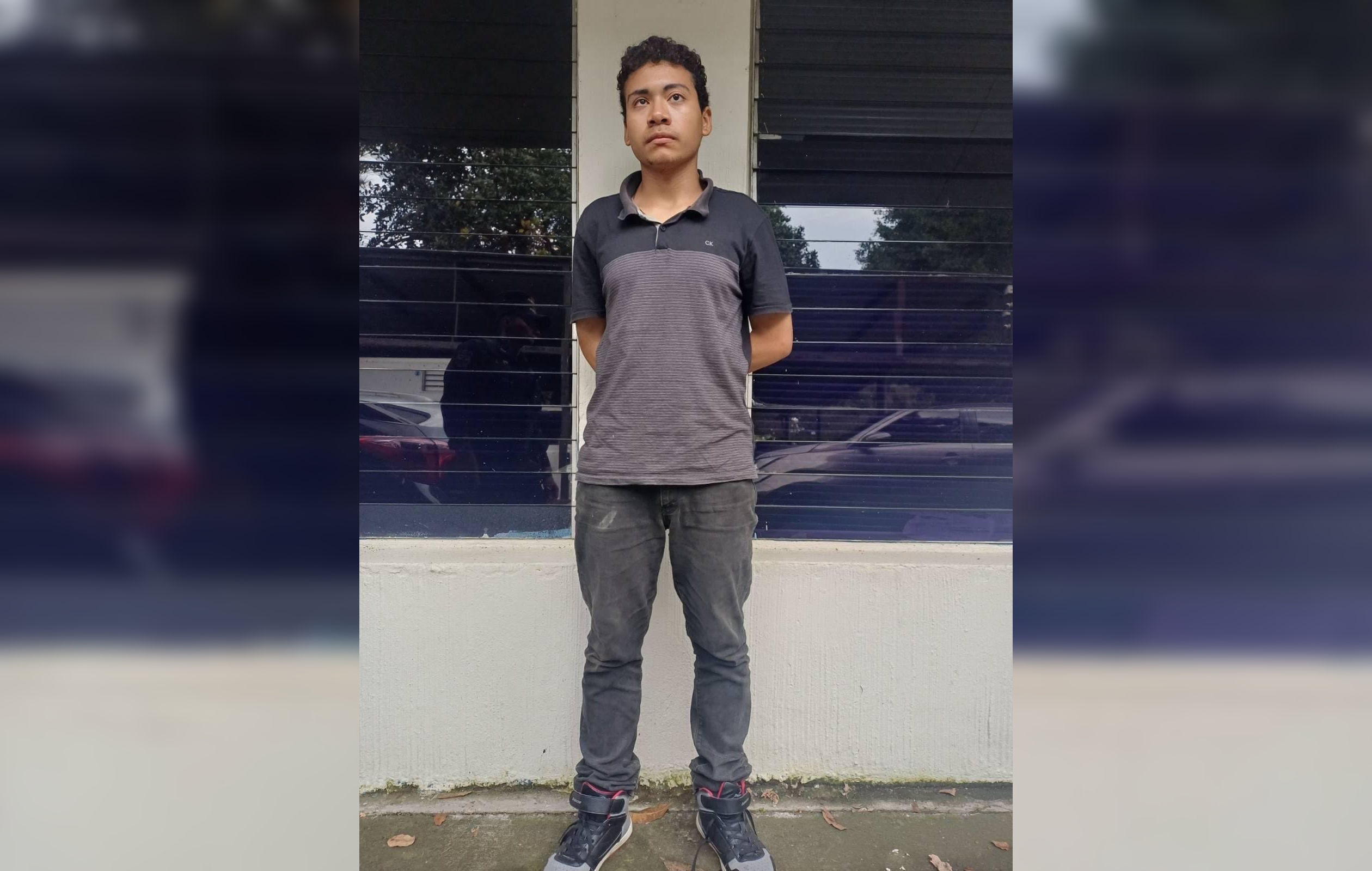 Daniel Abraham Pleitez Torres, capturado por distribuir brownies y gomitas con marihuana. Foto: @PNCSV.