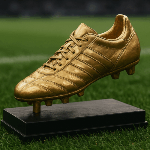 Kylian Mbappé recibirá la Bota de Oro este viernes en el Santiago Bernabéu. Foto: Ilustración