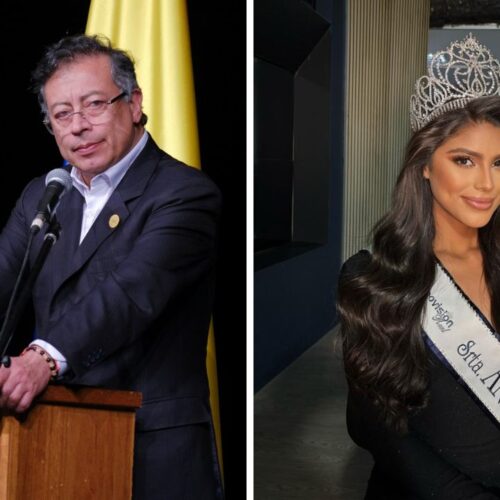 Laura Gallego Solís generó polémica al usar el slang "dar bala a Petro". El debate sobre lenguaje y violencia sigue en Colombia. Fotos tomadas de redes sociales.