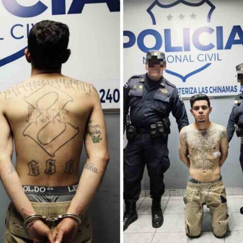 Homeboy de la 18. Miguel Alexander González, alias "Chiky", detenido en Guatemala. Autoridades salvadoreñas y guatemaltecas unen fuerzas contra el crimen organizado. Foto: cortesía