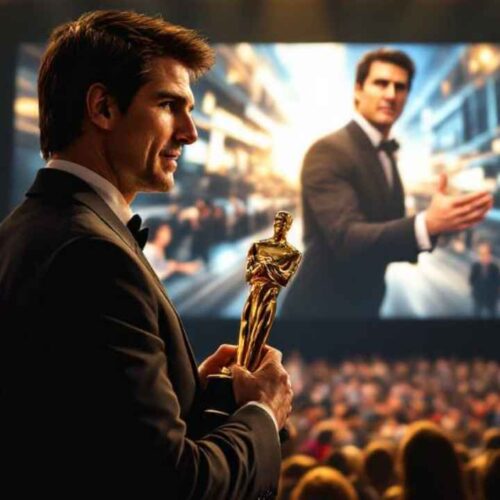 Tom Cruise, a sus 63 años, será galardonado con un Oscar honorífico por su contribución inigualable al cine, marcando su primera estatuilla dorada tras cuatro décadas de actuación. Es un tributo a la dedicación y el éxito de Tom Cruise. IA