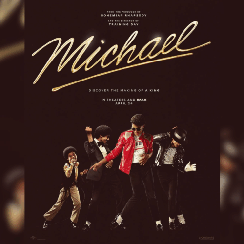 Jaafar Jackson en el papel de Michael Jackson en el biopic "Michael". Foto: @jaafarjackson