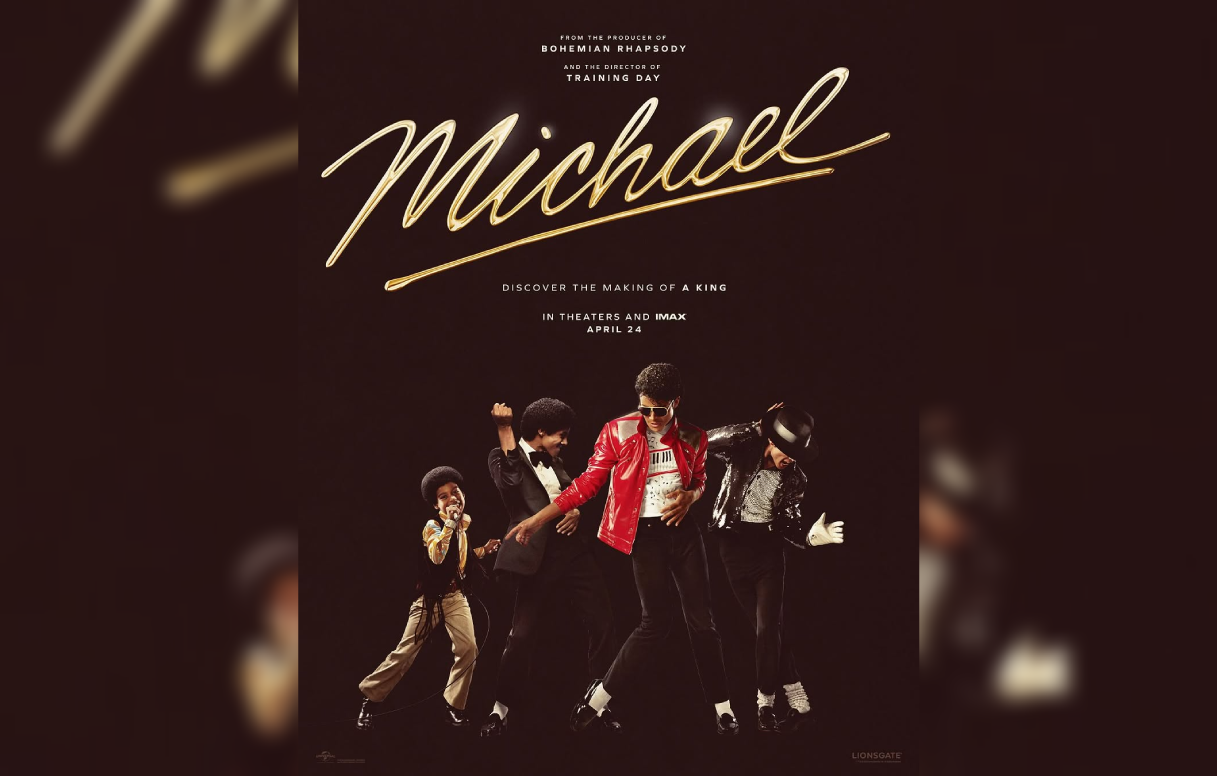 Jaafar Jackson en el papel de Michael Jackson en el biopic "Michael". Foto: @jaafarjackson