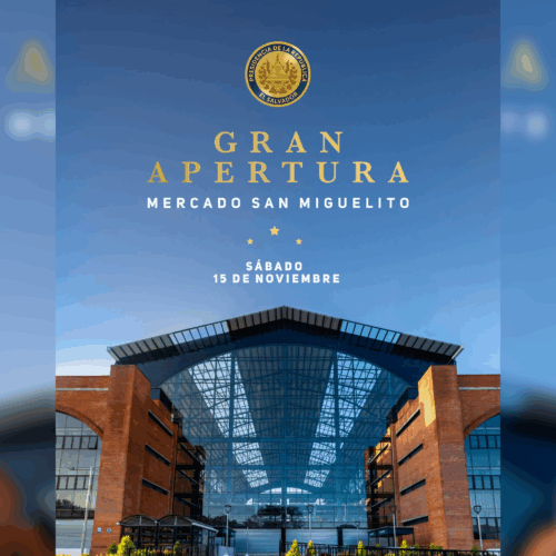 El Mercado San Miguelito abrirá oficialmente este sábado 15 de noviembre desde las 7 a.m., garantizando orden y limpieza para vendedores y clientes. Foto: @nayibbukele.