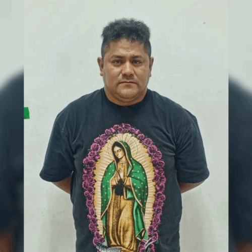 Wilber Alexander Medina Paredes, conductor del bus de la ruta 205, fue detenido tras arrollar a una mujer en Santa Tecla. Foto: PNCSV.