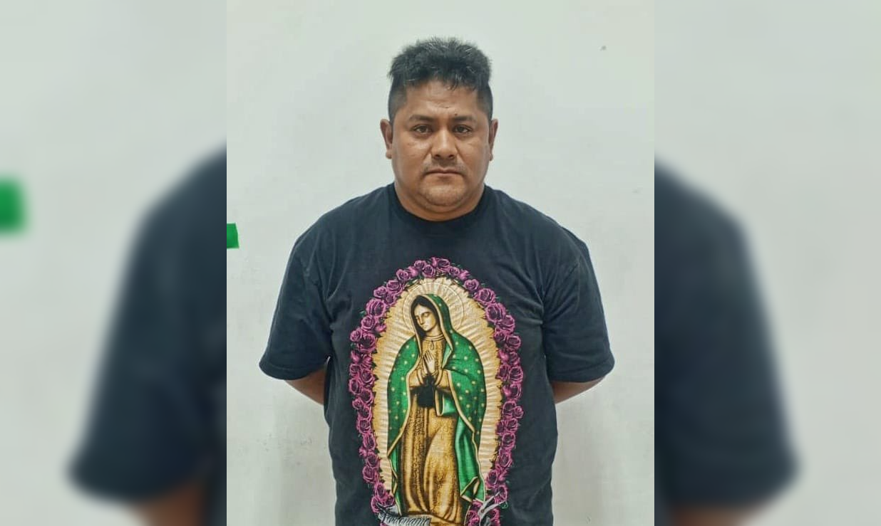 Wilber Alexander Medina Paredes, conductor del bus de la ruta 205, fue detenido tras arrollar a una mujer en Santa Tecla. Foto: PNCSV.