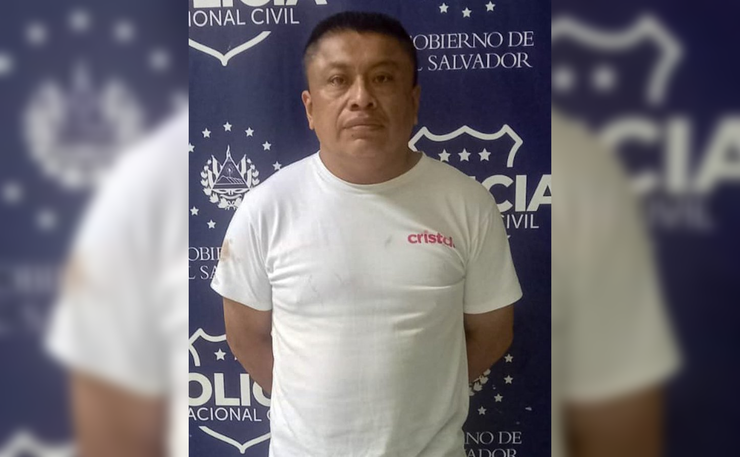 Edgar Antonio Pérez Luna, detenido por la PNC tras agredir a su hija y madre en un caso de violencia intrafamiliar. Será procesado por lesiones. Foto: PNCSV.