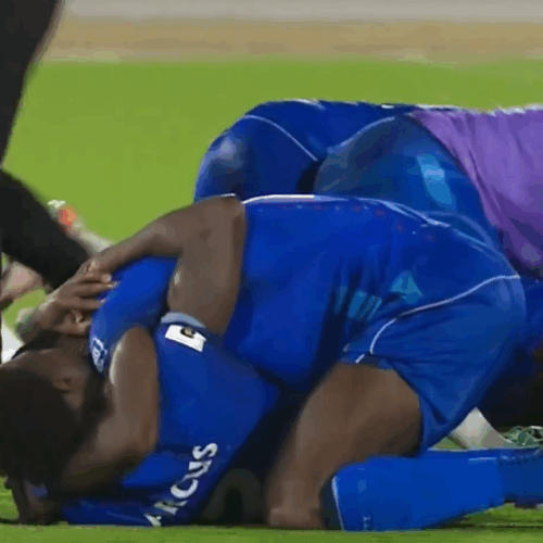 Jugadores de Haití celebran su clasificación histórica a la Copa Mundial de la FIFA, tras 49 años de espera. Una noche inolvidable para el fútbol caribeño. Foto: Cortesía.